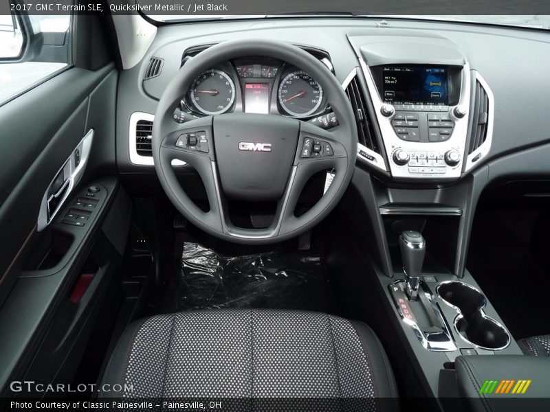 Quicksilver Metallic / Jet Black 2017 GMC Terrain SLE