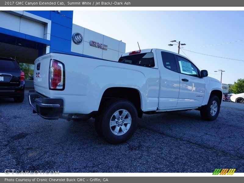 Summit White / Jet Black/­Dark Ash 2017 GMC Canyon Extended Cab