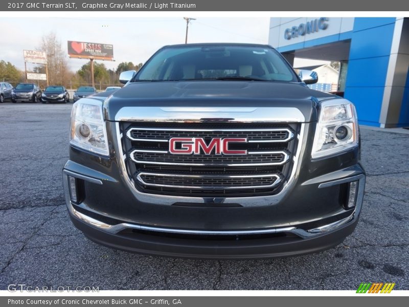 Graphite Gray Metallic / Light Titanium 2017 GMC Terrain SLT