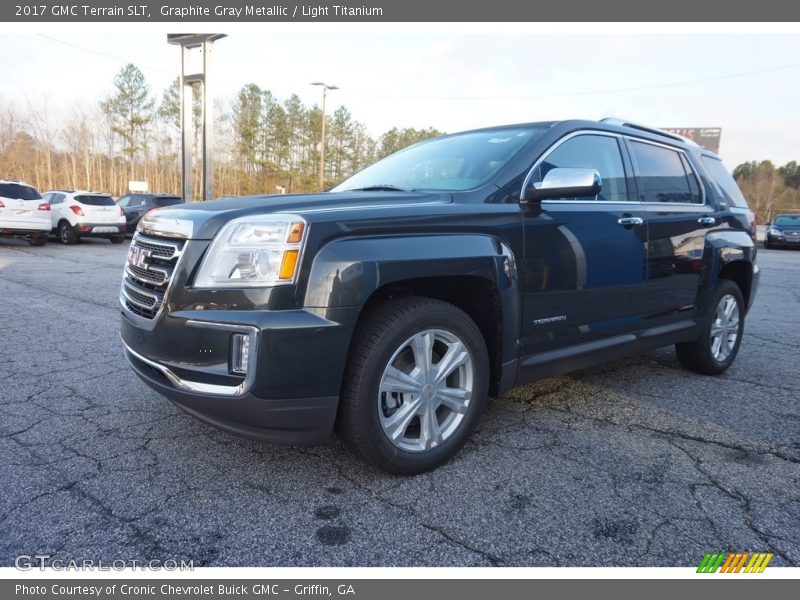 Graphite Gray Metallic / Light Titanium 2017 GMC Terrain SLT