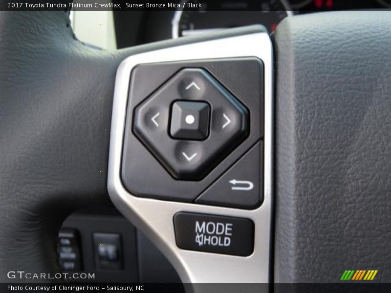 Sunset Bronze Mica / Black 2017 Toyota Tundra Platinum CrewMax