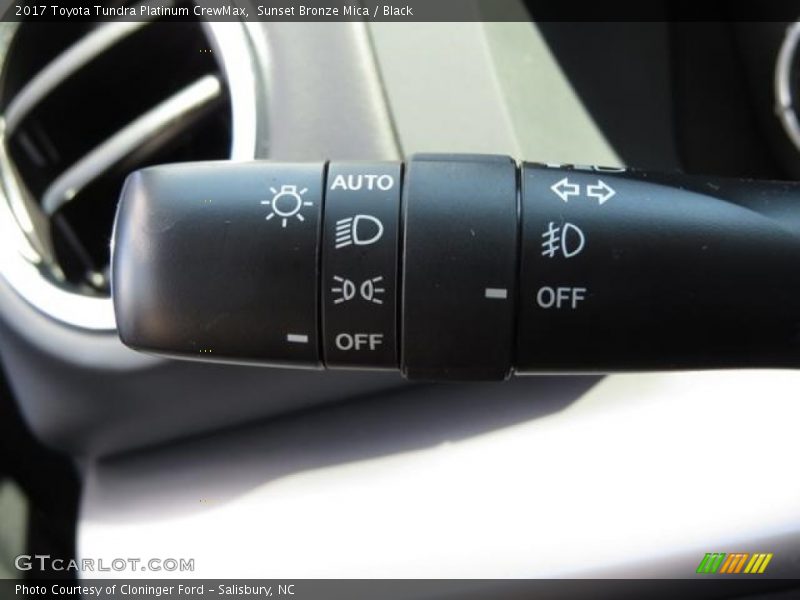 Sunset Bronze Mica / Black 2017 Toyota Tundra Platinum CrewMax