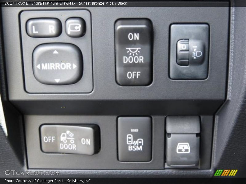 Sunset Bronze Mica / Black 2017 Toyota Tundra Platinum CrewMax