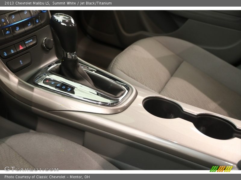 Summit White / Jet Black/Titanium 2013 Chevrolet Malibu LS