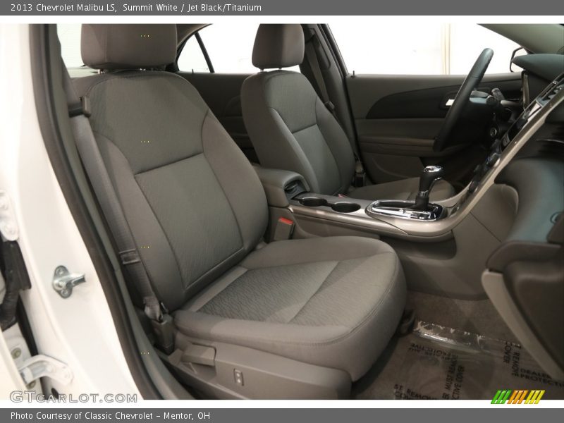 Summit White / Jet Black/Titanium 2013 Chevrolet Malibu LS