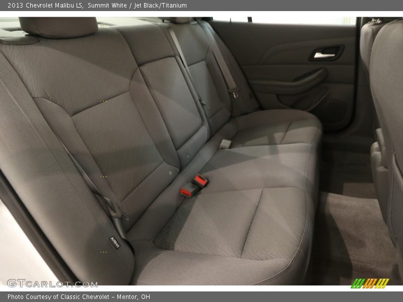 Summit White / Jet Black/Titanium 2013 Chevrolet Malibu LS