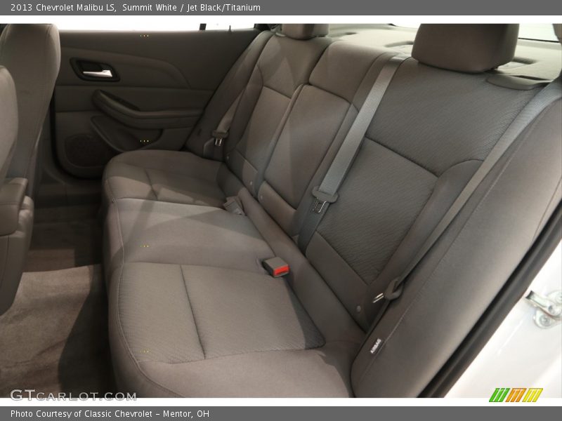 Summit White / Jet Black/Titanium 2013 Chevrolet Malibu LS