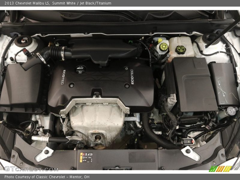 Summit White / Jet Black/Titanium 2013 Chevrolet Malibu LS