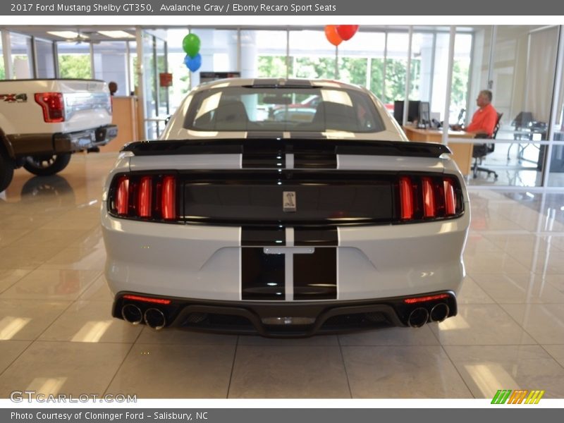 Avalanche Gray / Ebony Recaro Sport Seats 2017 Ford Mustang Shelby GT350