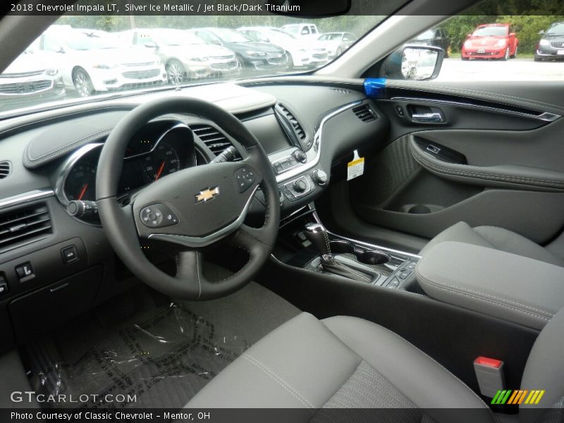Silver Ice Metallic / Jet Black/Dark Titanium 2018 Chevrolet Impala LT