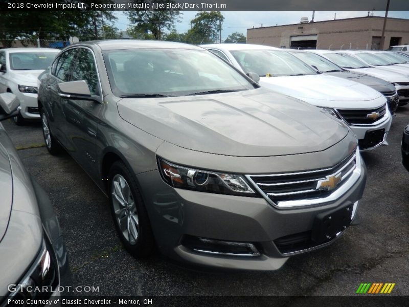 Pepperdust Metallic / Jet Black/Dark Titanium 2018 Chevrolet Impala LT