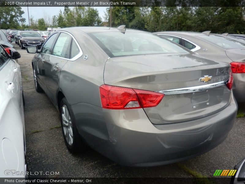Pepperdust Metallic / Jet Black/Dark Titanium 2018 Chevrolet Impala LT