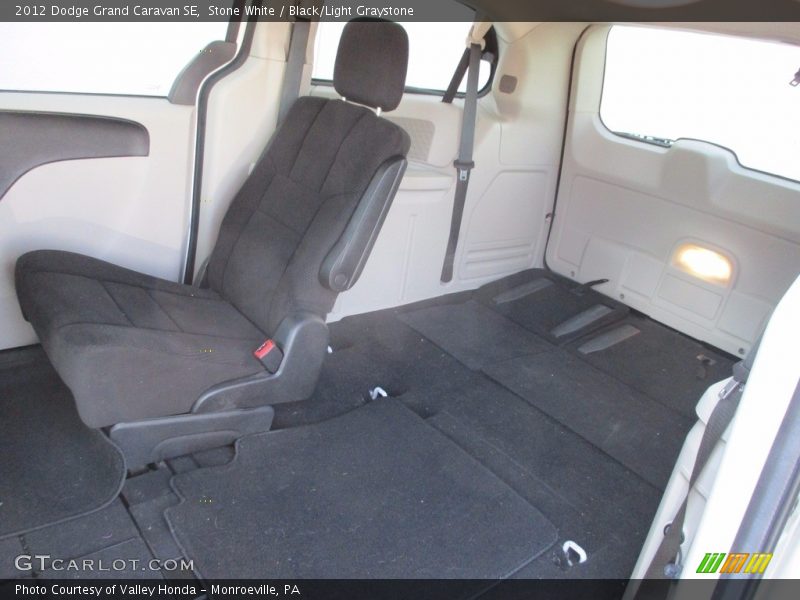 Stone White / Black/Light Graystone 2012 Dodge Grand Caravan SE