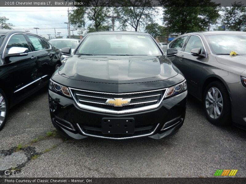 Black / Jet Black 2018 Chevrolet Impala LT