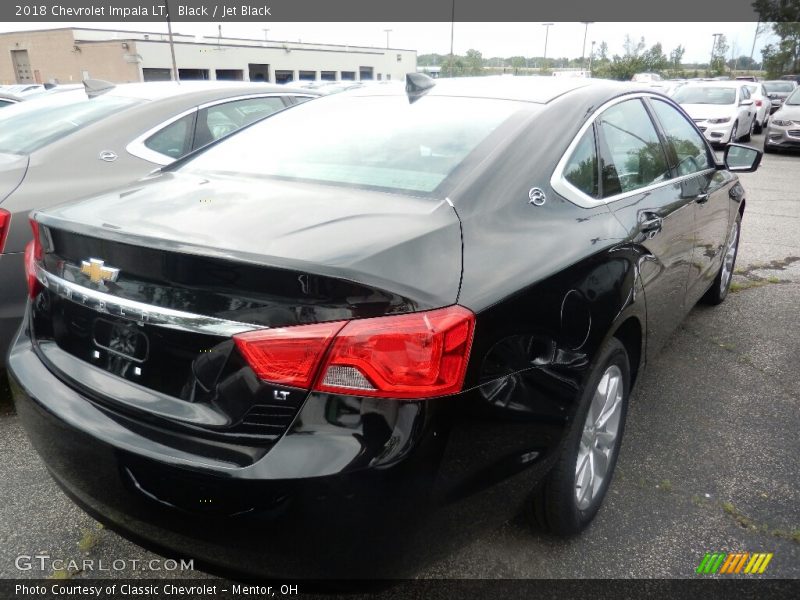 Black / Jet Black 2018 Chevrolet Impala LT