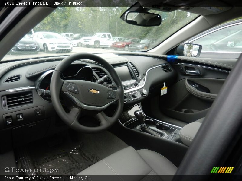 Black / Jet Black 2018 Chevrolet Impala LT