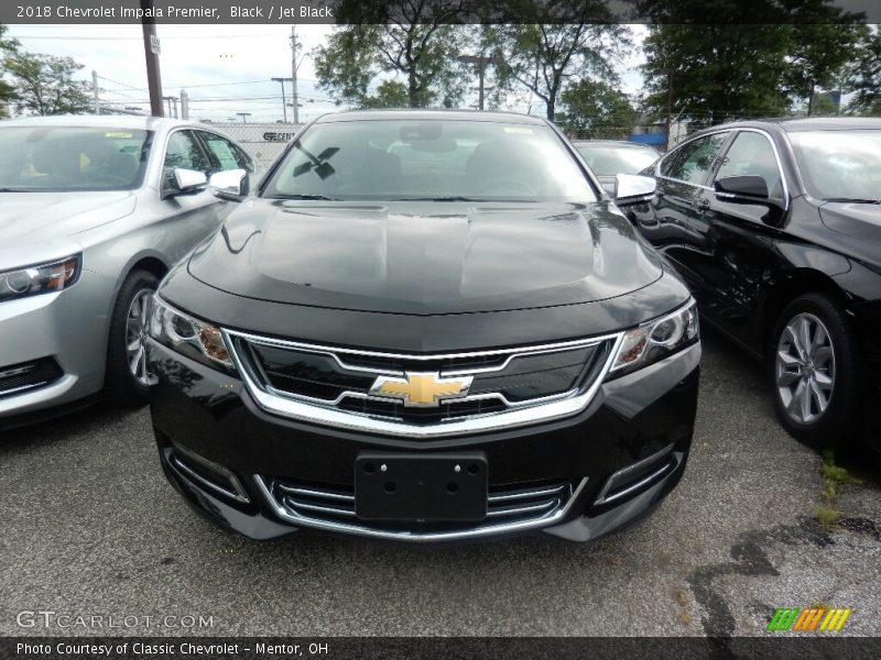 Black / Jet Black 2018 Chevrolet Impala Premier