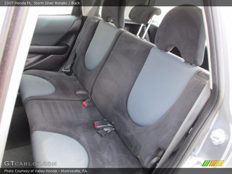 Storm Silver Metallic / Black 2007 Honda Fit