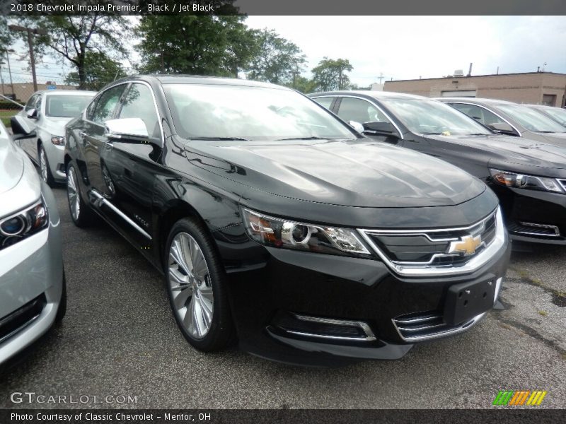 Black / Jet Black 2018 Chevrolet Impala Premier