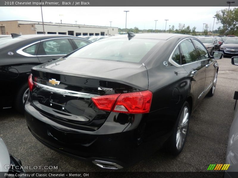 Black / Jet Black 2018 Chevrolet Impala Premier