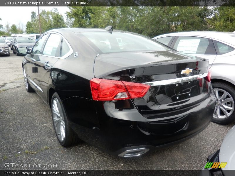 Black / Jet Black 2018 Chevrolet Impala Premier