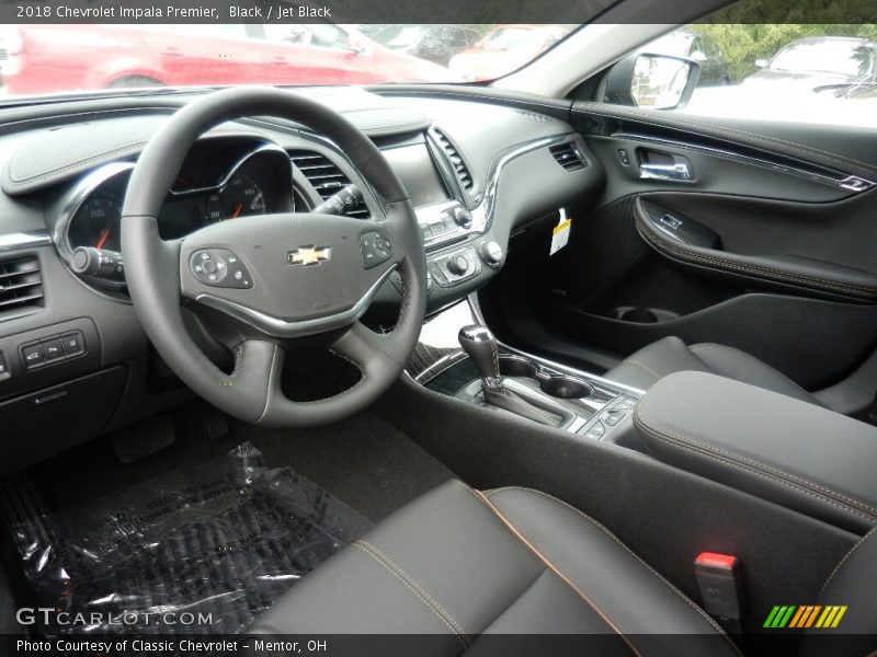 Black / Jet Black 2018 Chevrolet Impala Premier