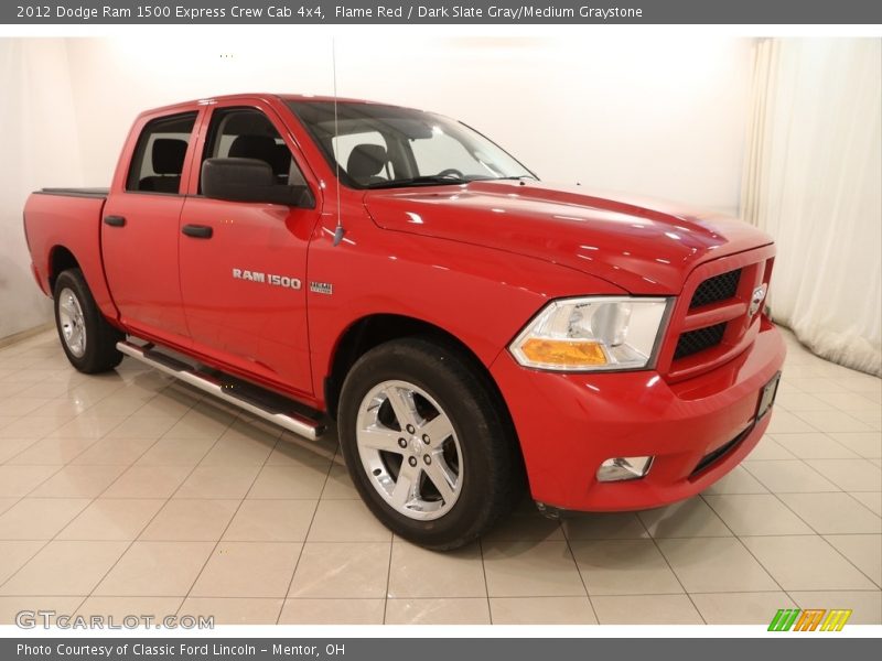 Flame Red / Dark Slate Gray/Medium Graystone 2012 Dodge Ram 1500 Express Crew Cab 4x4