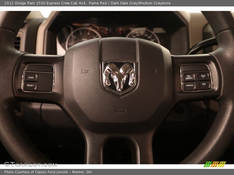 Flame Red / Dark Slate Gray/Medium Graystone 2012 Dodge Ram 1500 Express Crew Cab 4x4