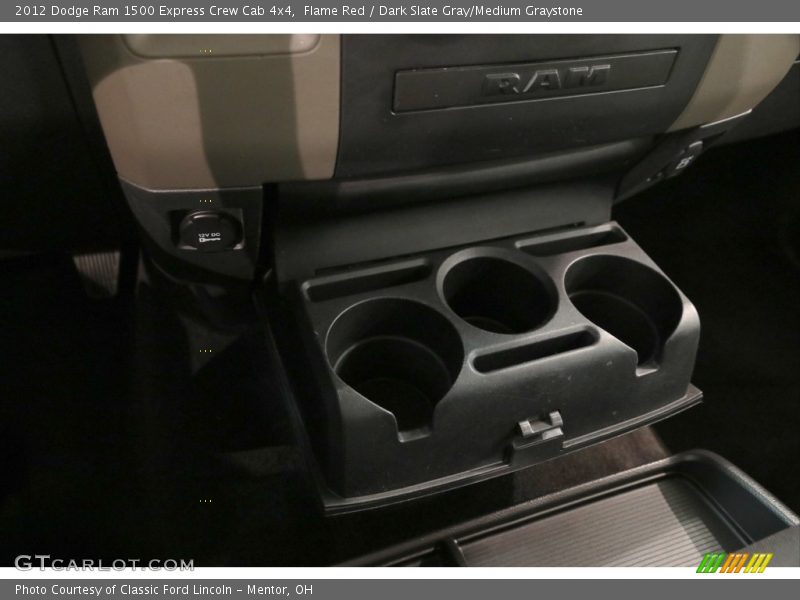 Flame Red / Dark Slate Gray/Medium Graystone 2012 Dodge Ram 1500 Express Crew Cab 4x4