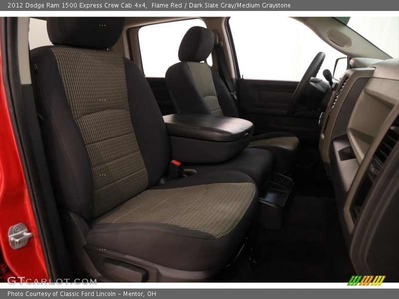 Flame Red / Dark Slate Gray/Medium Graystone 2012 Dodge Ram 1500 Express Crew Cab 4x4