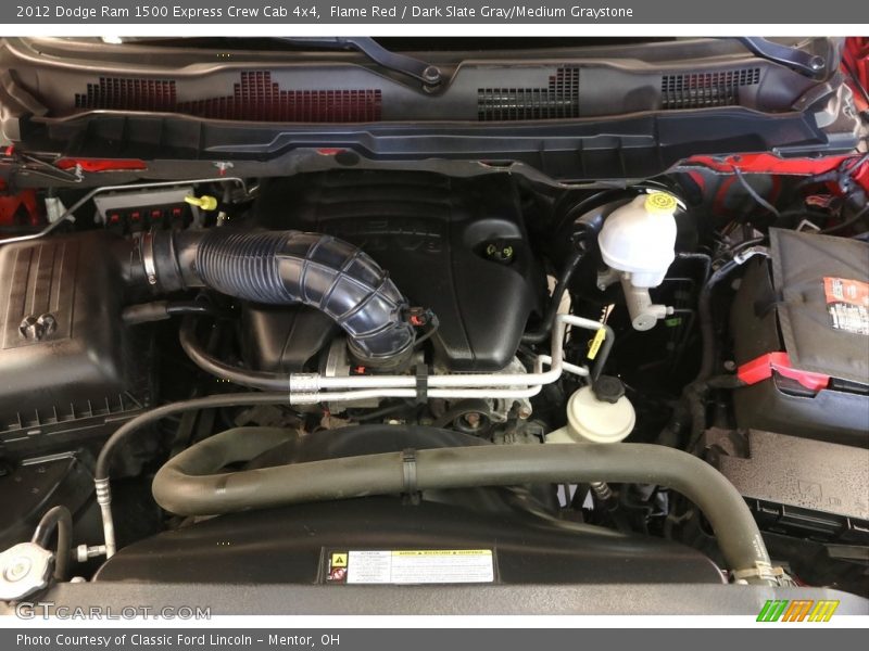 Flame Red / Dark Slate Gray/Medium Graystone 2012 Dodge Ram 1500 Express Crew Cab 4x4