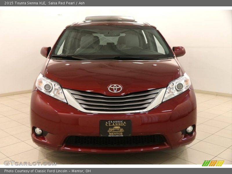 Salsa Red Pearl / Ash 2015 Toyota Sienna XLE