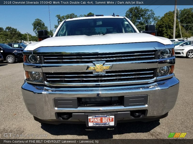 Summit White / Dark Ash/Jet Black 2018 Chevrolet Silverado 3500HD Work Truck Double Cab 4x4