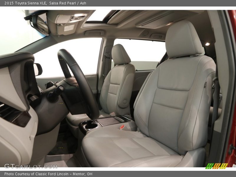 Salsa Red Pearl / Ash 2015 Toyota Sienna XLE