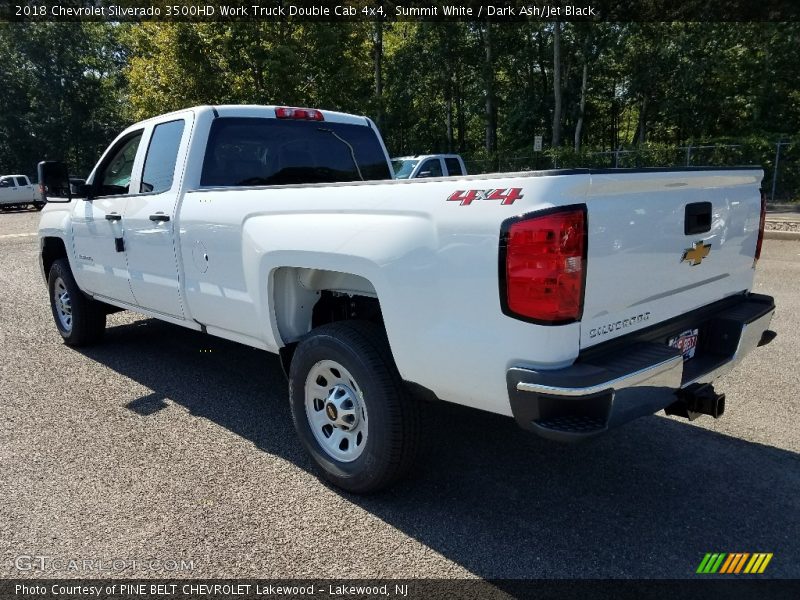 Summit White / Dark Ash/Jet Black 2018 Chevrolet Silverado 3500HD Work Truck Double Cab 4x4