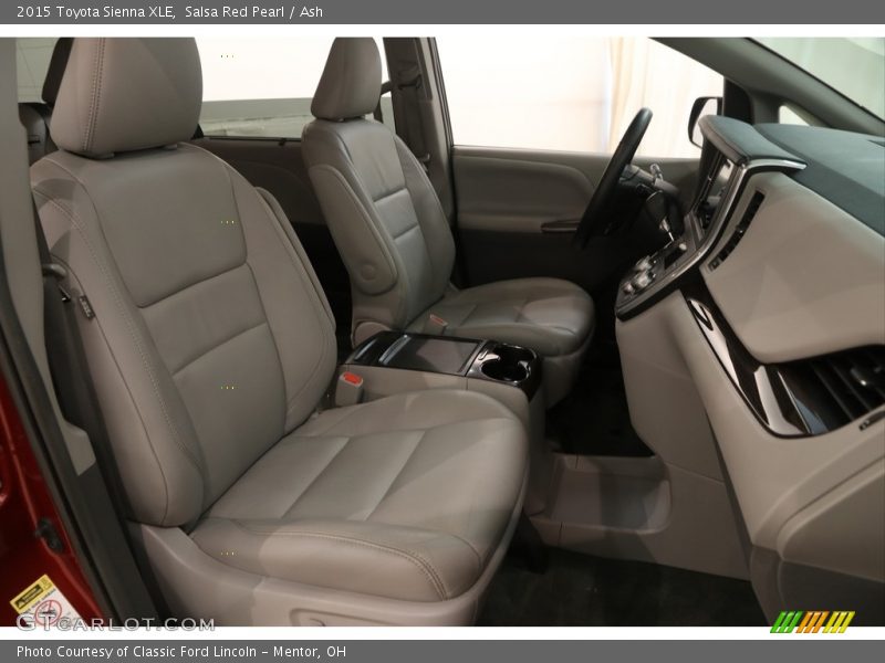 Salsa Red Pearl / Ash 2015 Toyota Sienna XLE