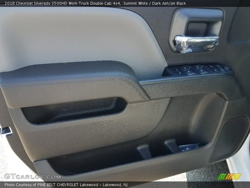 Summit White / Dark Ash/Jet Black 2018 Chevrolet Silverado 3500HD Work Truck Double Cab 4x4
