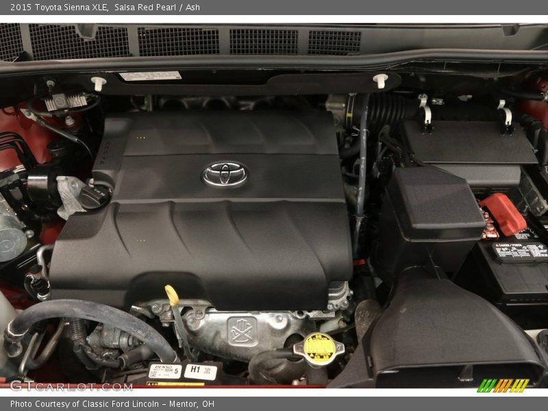 Salsa Red Pearl / Ash 2015 Toyota Sienna XLE
