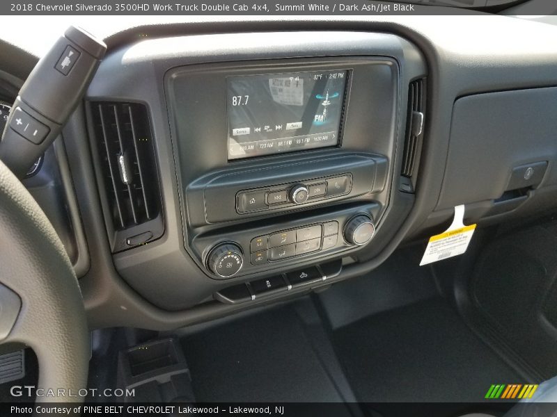 Summit White / Dark Ash/Jet Black 2018 Chevrolet Silverado 3500HD Work Truck Double Cab 4x4