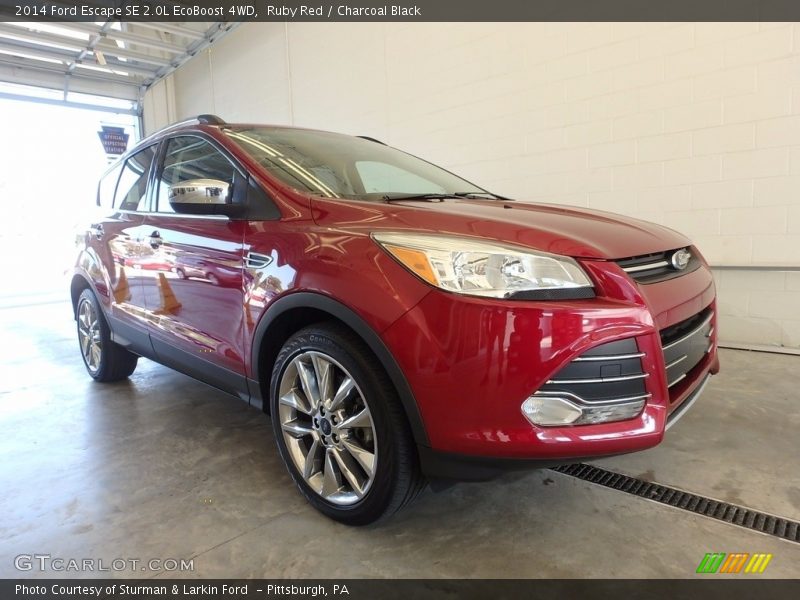Ruby Red / Charcoal Black 2014 Ford Escape SE 2.0L EcoBoost 4WD