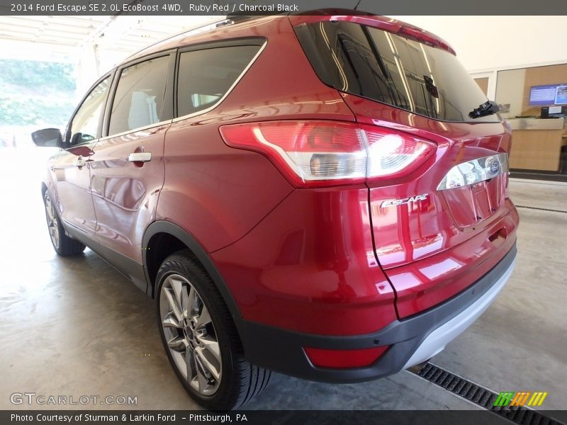 Ruby Red / Charcoal Black 2014 Ford Escape SE 2.0L EcoBoost 4WD