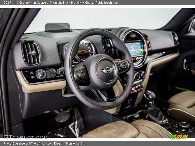 Midnight Black Metallic / Chesterfield/British Oak 2017 Mini Countryman Cooper