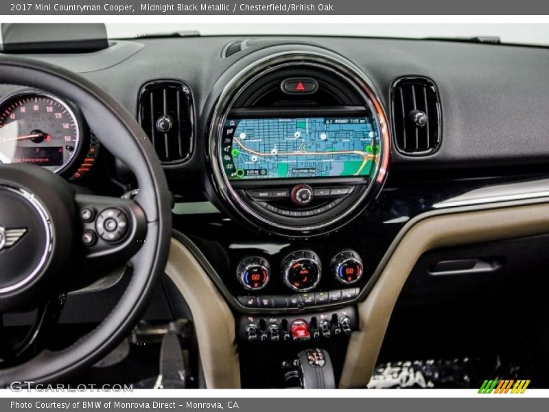 Midnight Black Metallic / Chesterfield/British Oak 2017 Mini Countryman Cooper