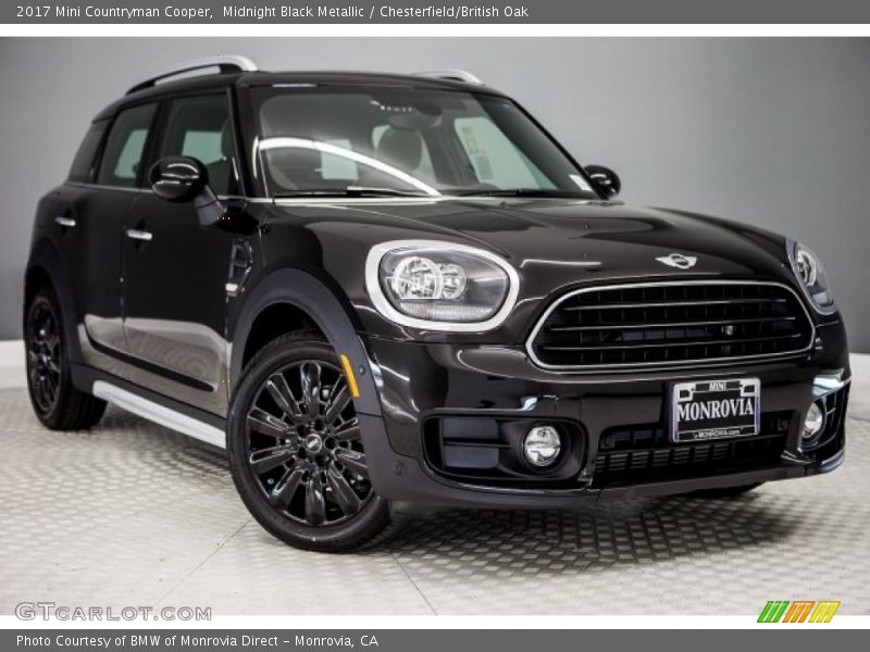 Midnight Black Metallic / Chesterfield/British Oak 2017 Mini Countryman Cooper