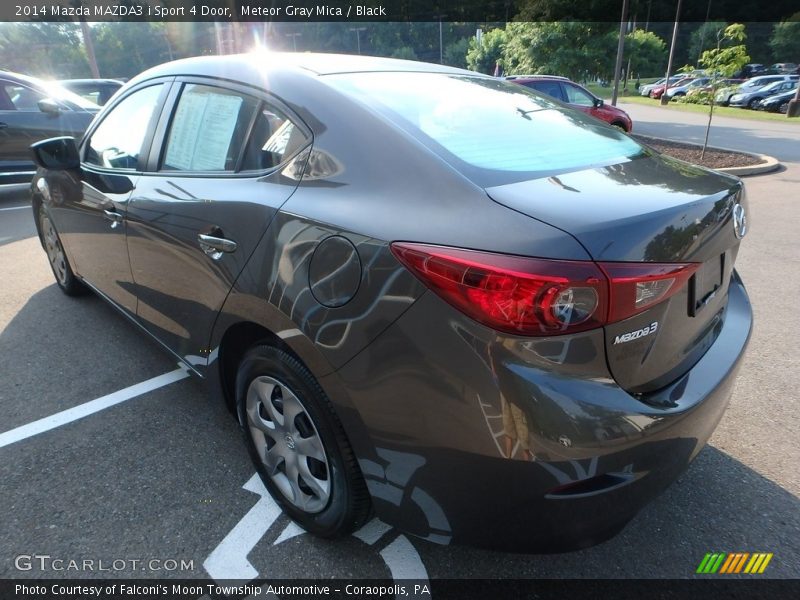 Meteor Gray Mica / Black 2014 Mazda MAZDA3 i Sport 4 Door