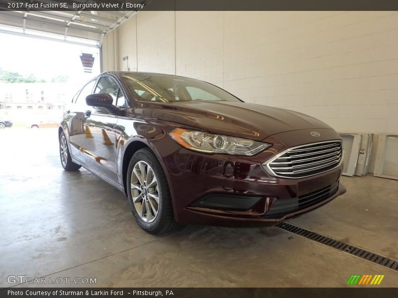 Burgundy Velvet / Ebony 2017 Ford Fusion SE