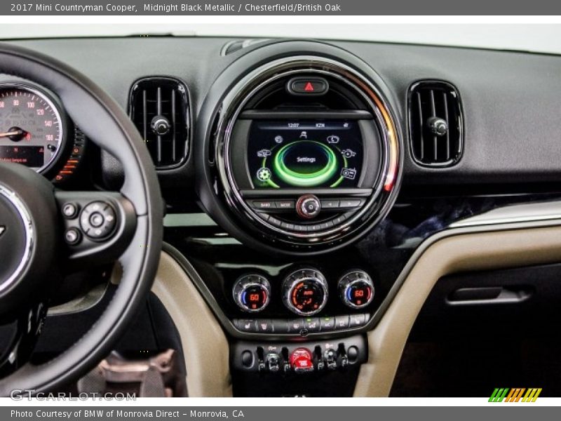 Midnight Black Metallic / Chesterfield/British Oak 2017 Mini Countryman Cooper
