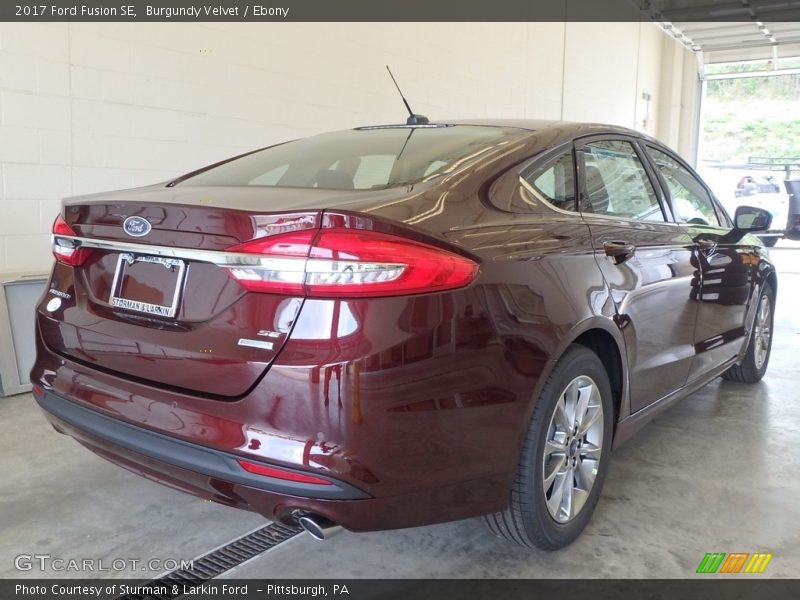 Burgundy Velvet / Ebony 2017 Ford Fusion SE