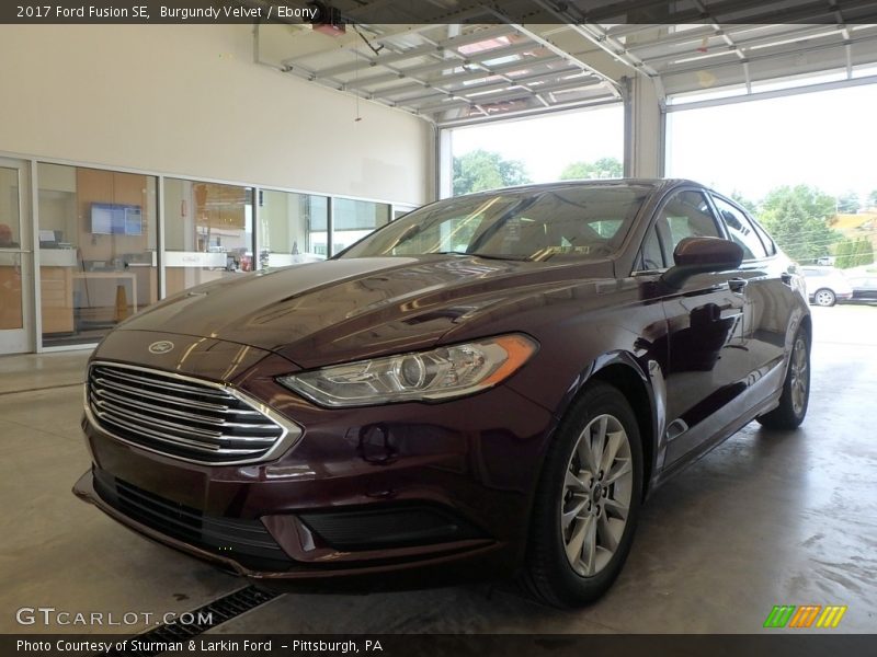 Burgundy Velvet / Ebony 2017 Ford Fusion SE