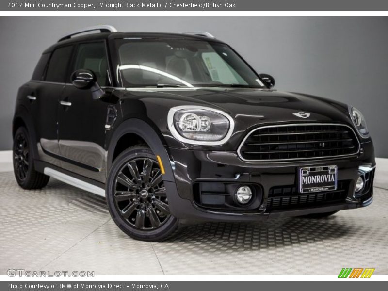 Midnight Black Metallic / Chesterfield/British Oak 2017 Mini Countryman Cooper